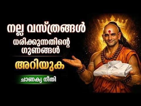 നന്നായി വസ്ത്രം ധരിക്കുന്നതിന്റെ ഗുണങ്ങൾ മനസ്സിലാക്കൂ | ജീവിതം മാറും | Chanakya Niti Malayalam