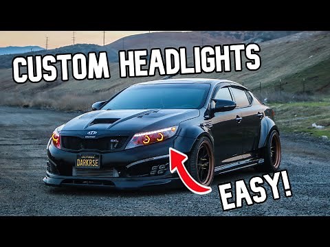 Custom Headlights KIA K5 Optima l DIY Install