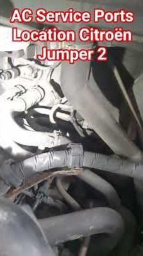 AC Service Ports Location Citroën Jumper 2 2.2 HDI Relay 3 #mechanic #cars #service