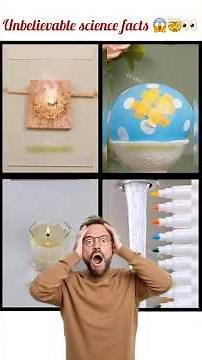 Easy Science Experiments That Will Amaze you 😲 | Science Facts😱🤯👀