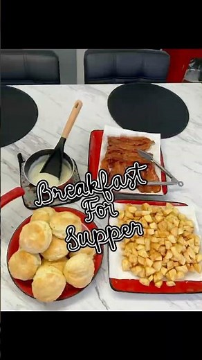 Easy homemade 3 ingredient biscuits-4 cups self-rising flour, 1 stick of butter, & 2 cups of milk.