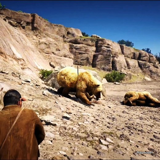 RdR All Animals attack gameplay 🤯 #rdr2online #gameplay #RDR #Gaming #games | Play Mode1