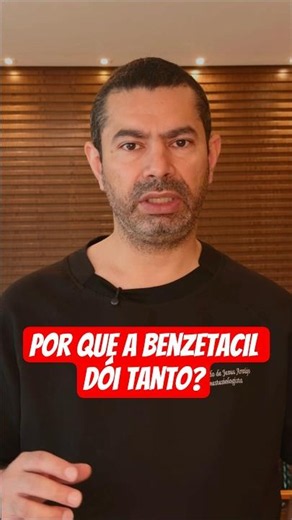 Por que a injeção de Benzetacil dói tanto?