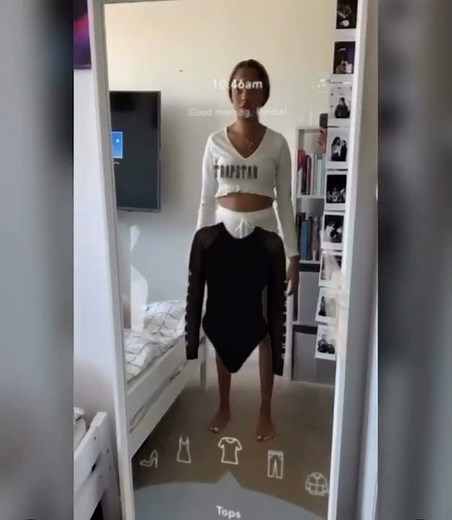 Augmented Reality (AR) Clothing Try-On Mirror
