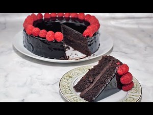 Chocolate Mirror Glaze Cake