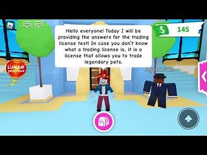 Adopt Me! Trading License Test Answers!