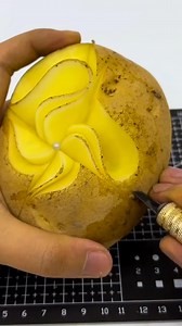 1.3M views · 7.7K reactions | Follow Me  Fruits Carving Potato Carving #reelsfb #trending2023 #carvingart #fruits #viralvideo #trendingvideo #viralpost #fruitdesign # | Fruits Carving | Facebook