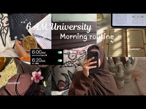6AM MORNING ROUTINE OF MUSLIM UNIVERSITY STUDENT🍂📓🤍| PAKISTANI STUDENT