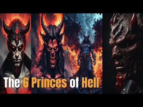 The 6 Princes of Hell - Lucifer, Azazel, Asmodeus, Belfegor, Mammon, Beelzebub