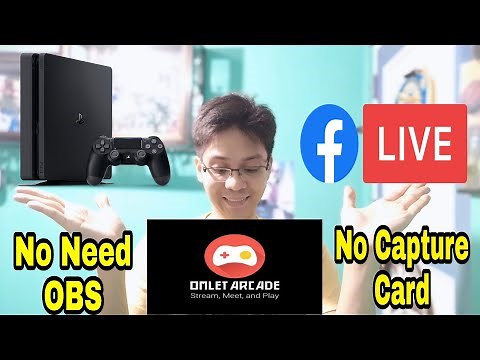 How to Livestream using Omlet Arcade on PS4 Facebook Live