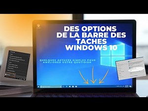 Différents Paramètres de la Barre des tâches sur Windows 10