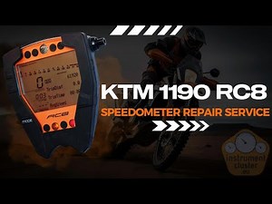 KTM 1190 RC8 instrument cluster repair