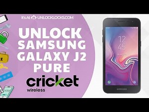 How To Unlock Cricket Samsung Galaxy J2 Pure (SM-J260AZ) by using Network Unlock Code ?