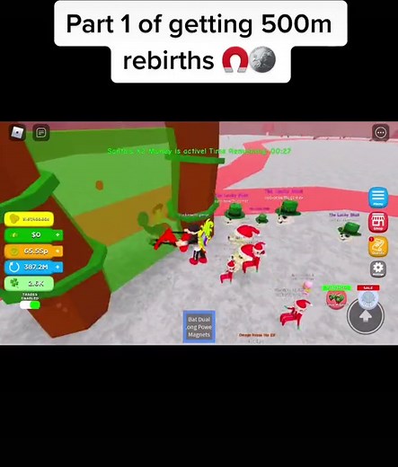 Achieving 500m Rebirths in Magnet Simulator - Part 1