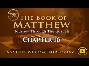 UNFIJ The Book Of Matthew Study Guide Chapter 16 The Bedrock of Your Faith.