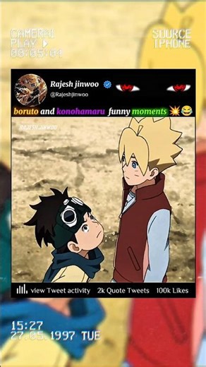 boruto and konohamaru funny moments #anime #short #animeedit