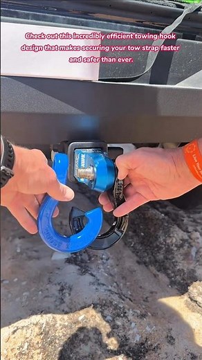 Amazing Towing Hook Design For Easy, Quick, and Secure Towing #car #automobile #diy #tools #gadgets