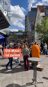 566K views · 19K reactions | Die Maus ist zurück in der Kölner Innenstadt - das WDR Funkhausorchester hat ihr zur Begrüßung sogar ihr Lied gespielt. | WDR aktuell | Facebook