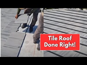 Installing a Beautiful Tile Roof | Perfect Lines & Expert Craftsmanship