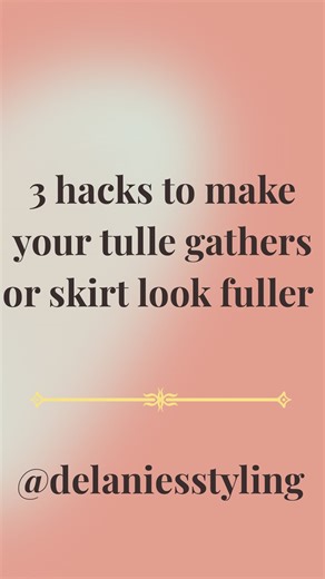 Most times, it’s not about how much tulle you use, it’s how you layer and handle it. 1. Layer Smartly for Dimension Mix soft and stiff (polyester) tulle or add a hard net layer underneath. This combo gives body at the bottom and flow on top perfect for couture-style fullness that holds shape beautifully. 2. Gather Separately, Then Attach This is one of my favorite couture tricks. Gather your tulle separately before stitching it to your satin base. It gives you more control, helps you stack your 