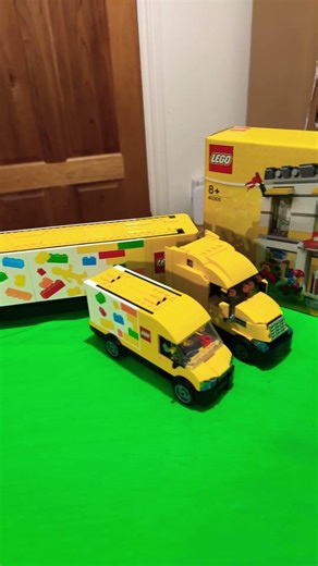 Lego branded trucks and next build set 40305 Lego Store