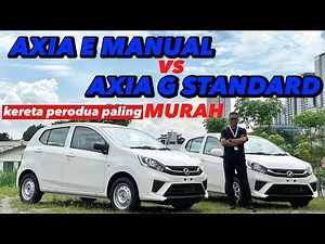 REVIEW PERODUA AXIA 1.0 AUTO DAN MANUAL