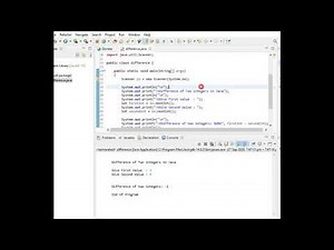 Difference Between Two Integers in Java