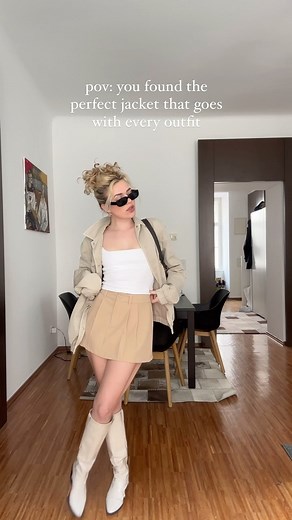 Marie Schnoell - your curly hair bestie | let me know when you‘re sick of seeing this jacket with every spring fit 凉 spring outfit inspo, spring fashion, oversized jacket, perfect... | Instagram