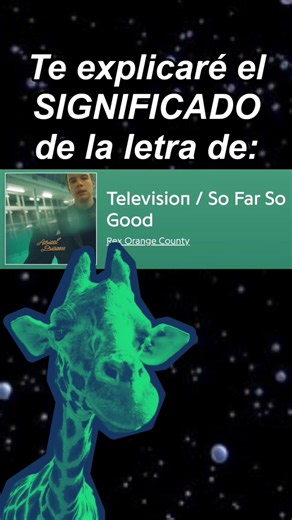 Significado de Television/So far so good #rexorangecounty #television #sofarsogood #letra #musica #significado #humor #meme #fyp #zyxcba #shitpost😎 #memes