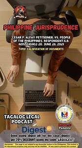 8.3K views · 183 reactions | CESAR P. ALPAY PETITIONER, VS. PEOPLE OF...