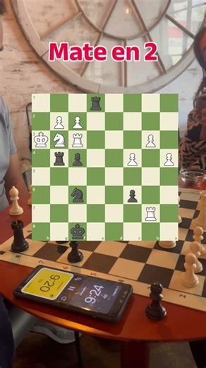 Juegan Negras y dan mate en dos jugadas #ajedrez #ajedrezparaprincipiantes #chesspuzzle
