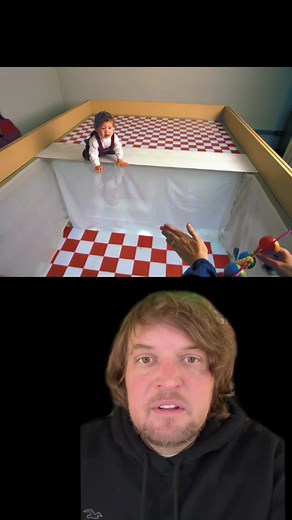 Visual cliff experiments! #science #learnontiktok #learneclecticthings