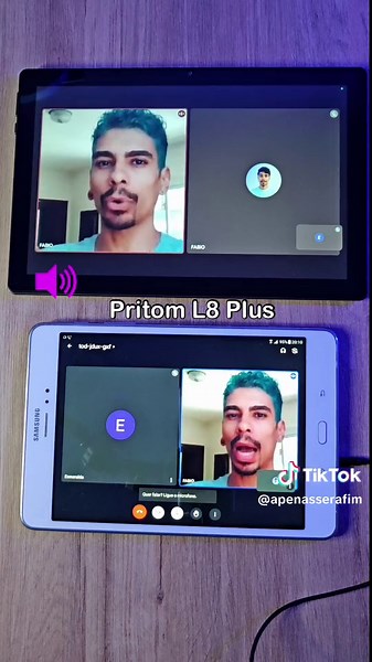 Teste de Câmera para Vídeo Chamadas em Tablets