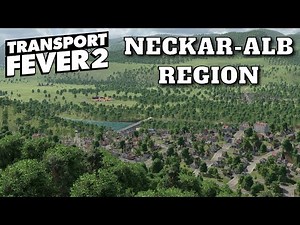 Transport Fever 2 [Map presentation] Tübingen - Neckar Alb Region
