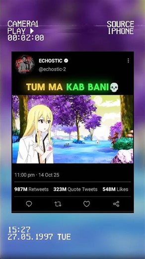 Tum Ma Kab Bani💀 #animeedit #fairytail #viral #anime #museindia #hindirap #echostic
