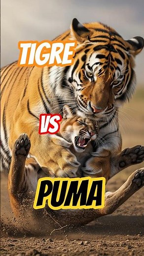🐅 TIGRE vs PUMA 🐾 ¿Quién Gana la Batalla Épica?