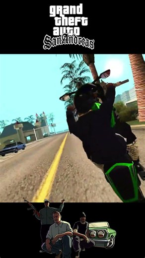 GTA SA ZX10R Insane Wheelie Stunt 🔥 #gtasanandreas #gta