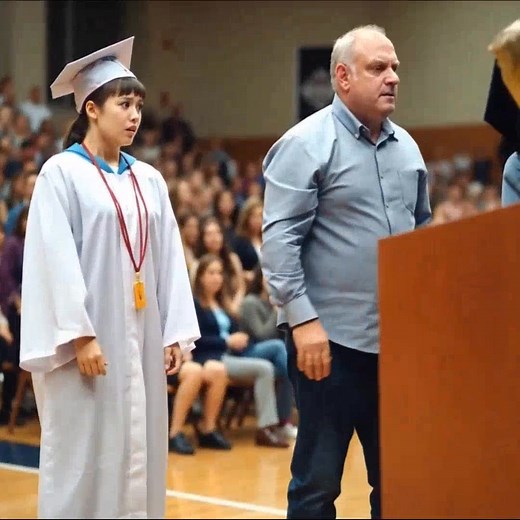 My Dad Shattered My Trophy on Graduation Day—But What Broke Me More Was His Silence at Home When I heard my name—“Sophie Hart, Valedictorian”—I felt the tassel brush my cheek, the medal press against my collarbone, and years of diner shifts, late-night essays, and dawn bus rides finally pay off. My classmates cheered as I lifted the trophy. For a moment, I floated. But in the blink of an eye, everything shattered—literally. The doors burst open and my father walked in, his boots echoing across t