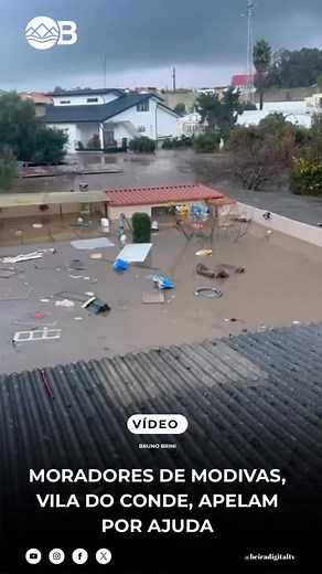 Moradores de Modivas, em Vila do Conde, apelam por ajuda. Pedem uma bomba/motor para retirar água que inundou diversas habitações. Toda a atualidade informativa em www.beiradigitaltv.pt 📽️ Bruno Brini #beiradigitaltv #viladoconde #portugal #mautempo #tempestade | Beira Digital TV