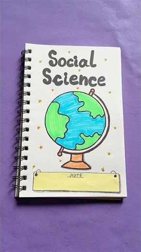 Social Science Assignment Front Page 🌍✨