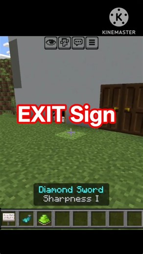 Minecraft EXIT Sign
