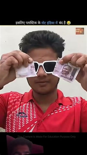 That's why plastic notes are banned in India.😢 #facts