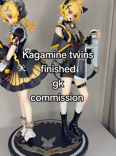 Kagamine Len & Rin Garage Kit Commission Finished