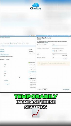 👀 Optimize Storage: IOPS and Throughput Settings Guide #shorts