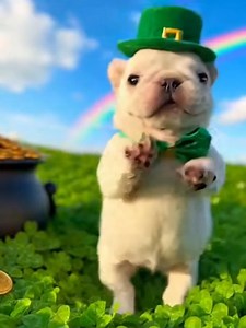 Wash My Belly, Pibble! Happy St. Patrick's Day!