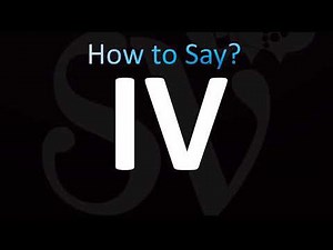 Number 4 in Roman Numerals - IV