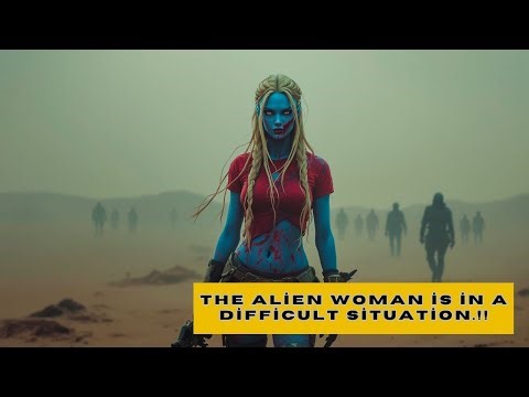 'Please help me, human!' The alien woman was in a difficult situation.!! IISCi-Fi SToRy