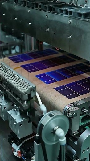 Solar Cell Stringing Process ⚡ How Solar Panels Are Made