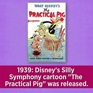1.8K views · 30 reactions | Today In Disney History - Disney's Silly Symphony Cartoon "The Practical Pig" was released! | Inside the Magic | Facebook