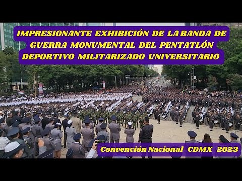 Marchas conmemorativas Pentatlón Deportivo Militarizado, Convención Nacional 85 Aniversario CDMX.